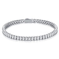 Tondissima Moissanite Tennis Bracelet in Sterling Silver