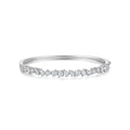 Rialto Moissanite Bangle Bracelet in Sterling Silver