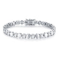 Sferetta Moissanite Tennis Bracelet in Sterling Silver