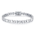 Sferetta Moissanite Tennis Bracelet in Sterling Silver