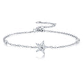 Stelluccia Moissanite Chain Bracelet in Sterling Silver