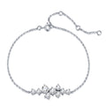 Costellina Moissanite Chain Bracelet in Sterling Silver