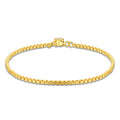 Venezia Moissanite Chain Bracelet in Gold-Tone Sterling Silver