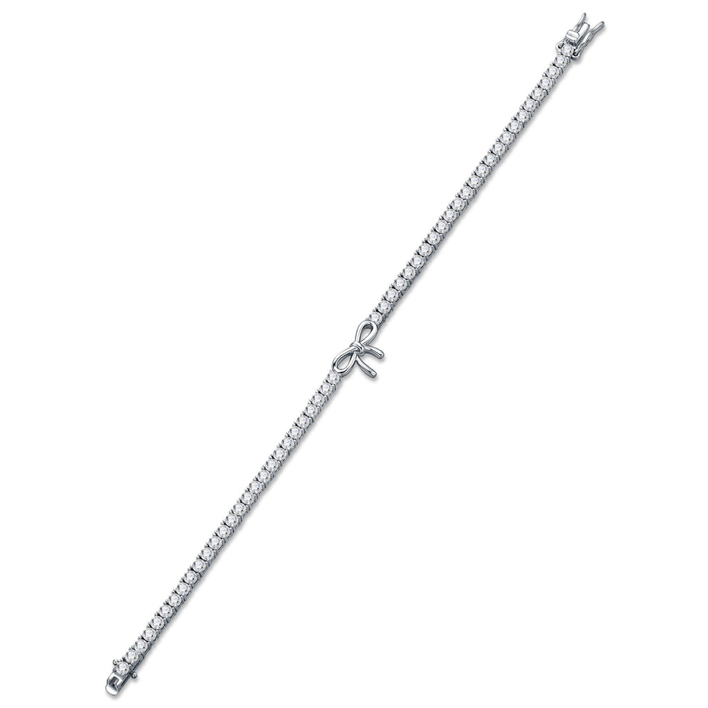 Fiocchino Moissanite Tennis Bracelet in Sterling Silver