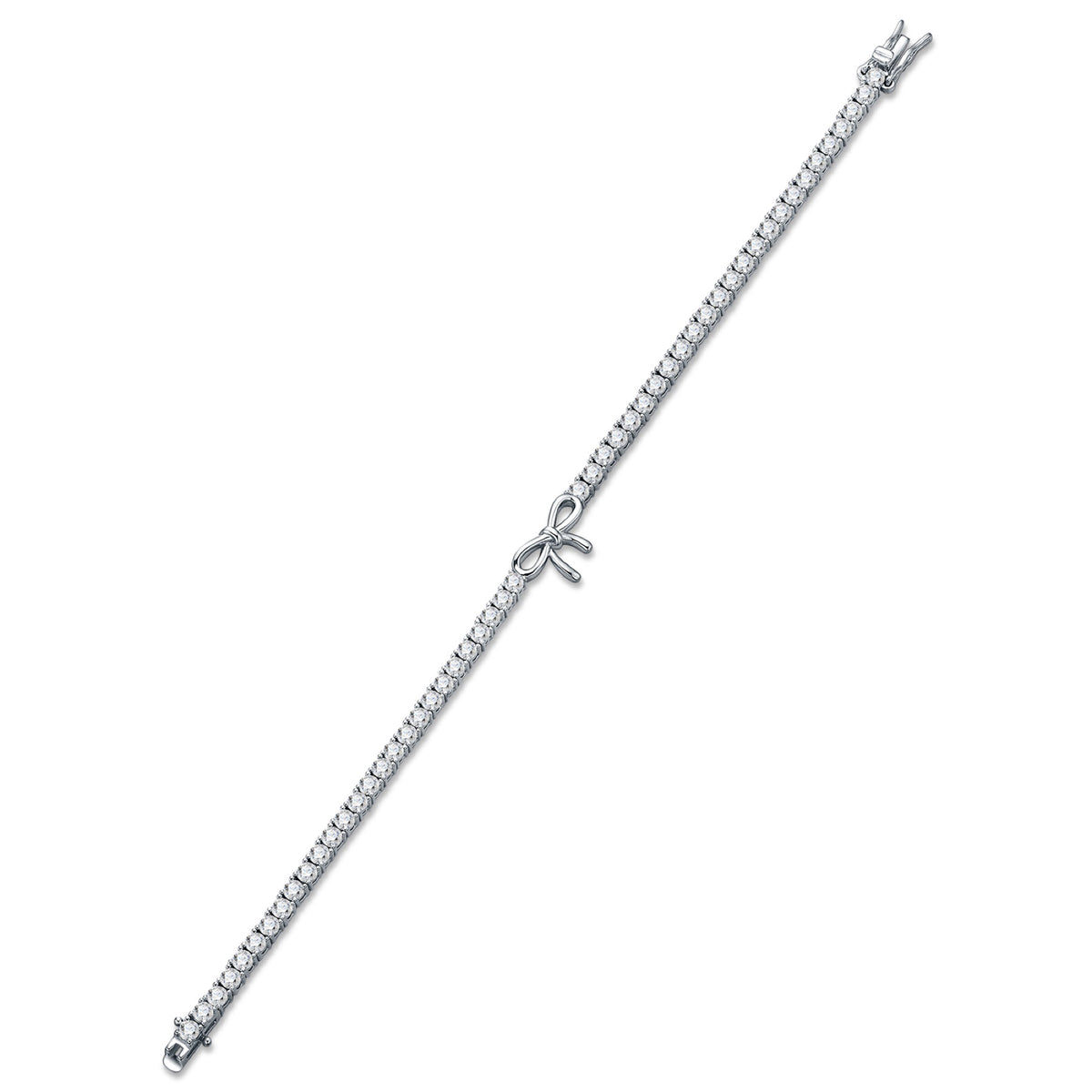 Fiocchino Moissanite Tennis Bracelet in Sterling Silver