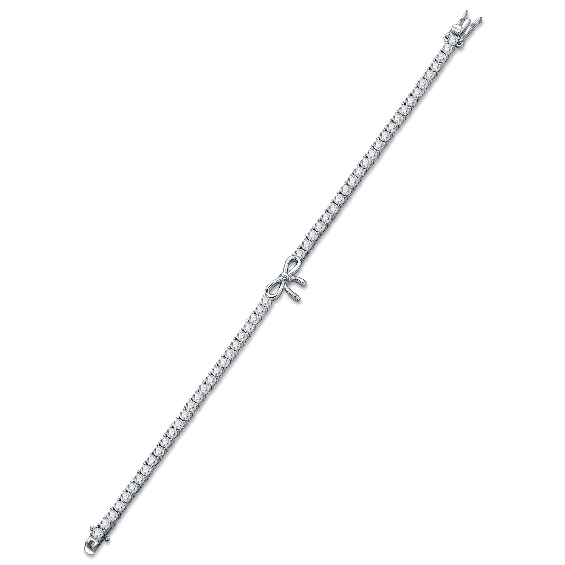 Fiocchino Moissanite Tennis Bracelet in Sterling Silver