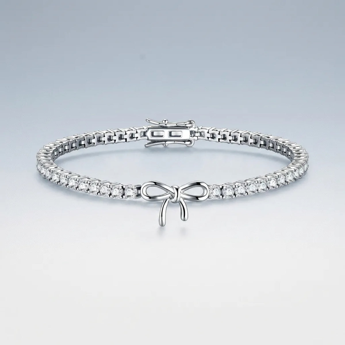 Fiocchino Moissanite Tennis Bracelet in Sterling Silver