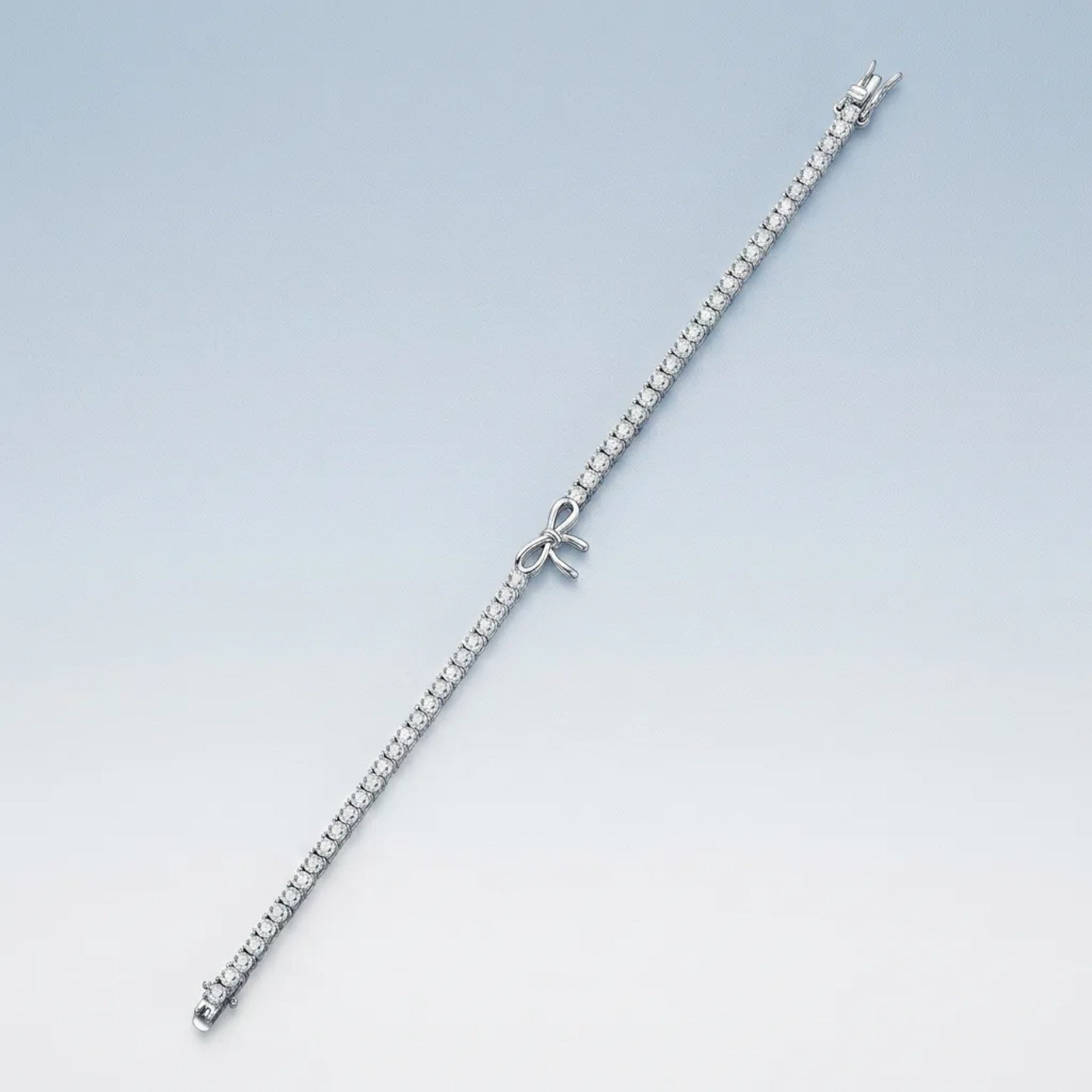 Fiocchino Moissanite Tennis Bracelet in Sterling Silver