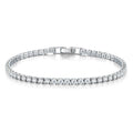 Rotondina Moissanite Tennis Bracelet in Sterling Silver