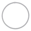 Vitale Moissanite Tennis Necklace in Sterling Silver