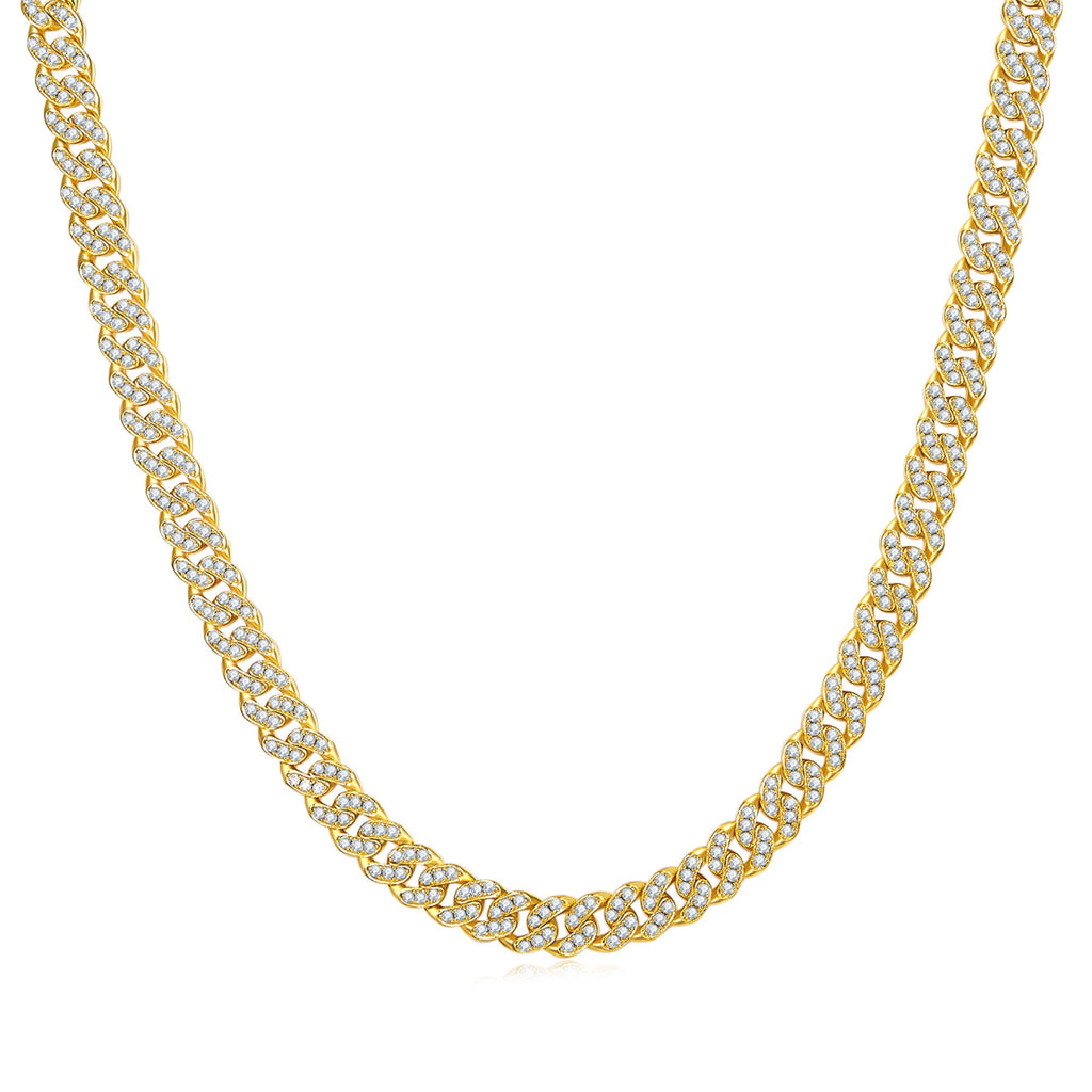 Vitale Moissanite Tennis Necklace in Sterling Silver