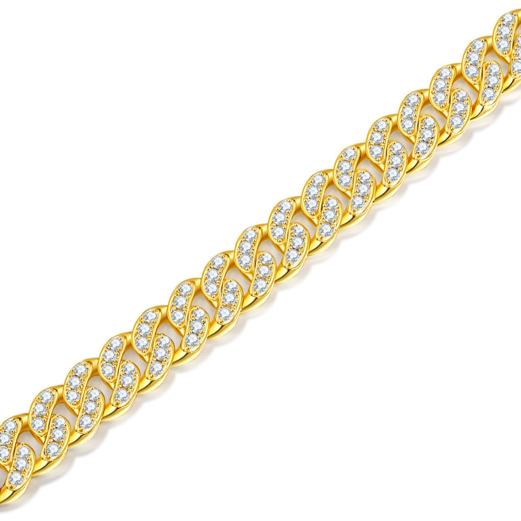 Vitale Moissanite Tennis Necklace in Sterling Silver