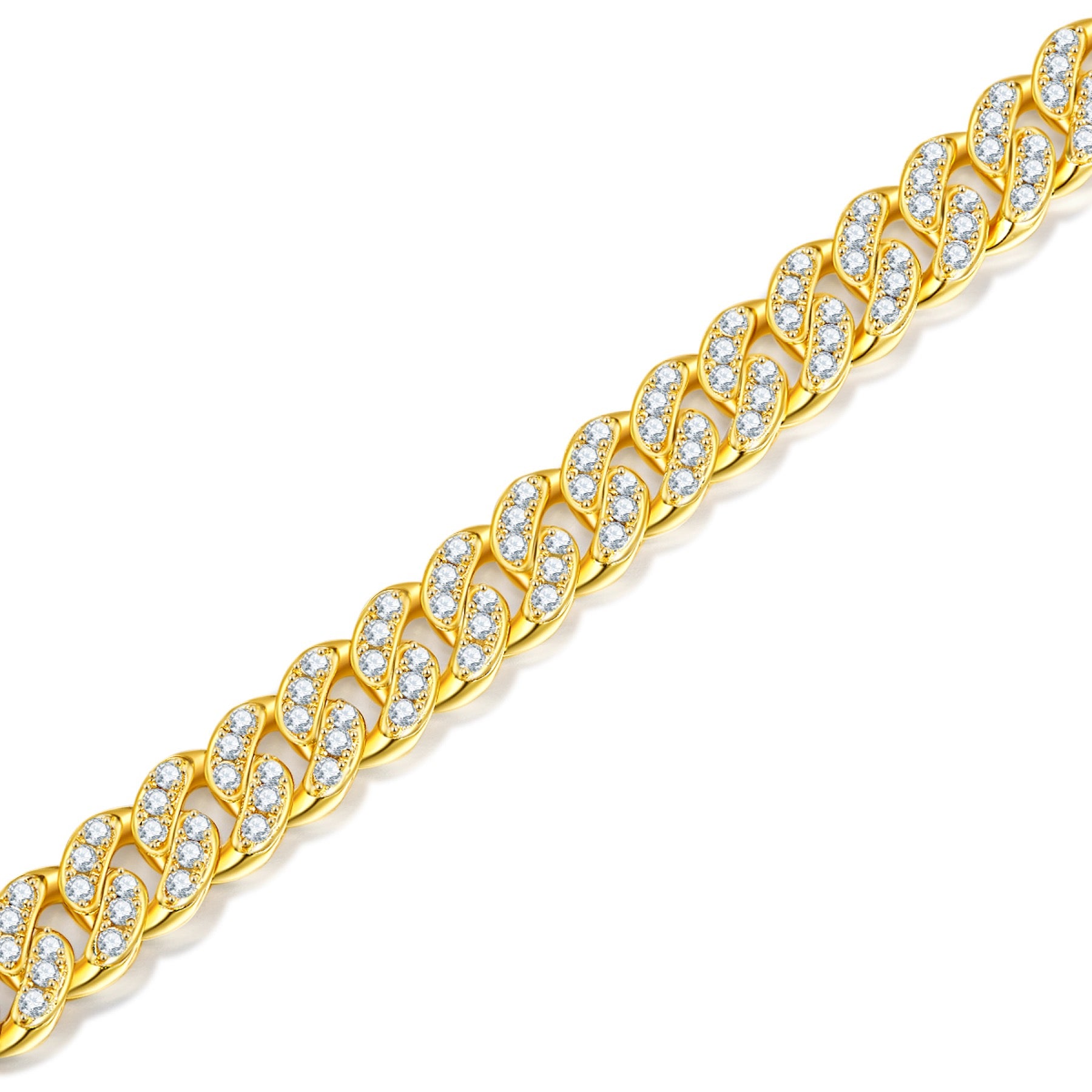 Vitale Moissanite Tennis Necklace in Sterling Silver