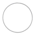 Astralia Moissanite Tennis Necklace in Sterling Silver