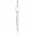 Talismano Moissanite Pendant Necklace in Sterling Silver