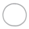 Fulgida Moissanite Tennis Necklace in Sterling Silver