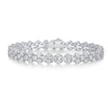 Canone Moissanite Tennis Bracelet in Sterling Silver