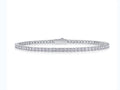 Amanti Moissanite Tennis Bracelet in Sterling Silver