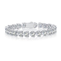 Quotidiano 1 Carat Moissanite Tennis Bracelet in Sterling Silver