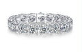 Mezzestate 5 Carat Moissanite Tennis Bracelet in Sterling Silver