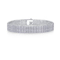 Lucente Moissanite Bracelet in Sterling Silver