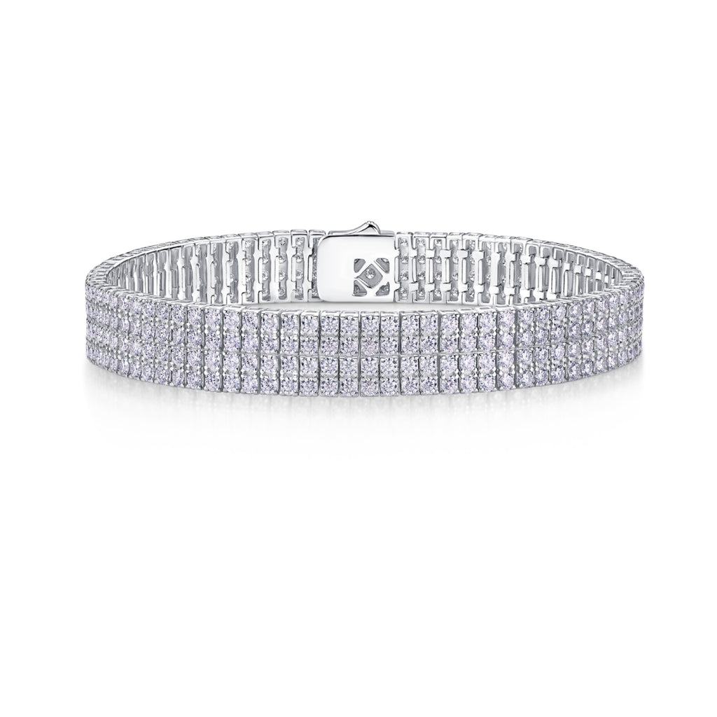 Lucente Moissanite Bracelet in Sterling Silver