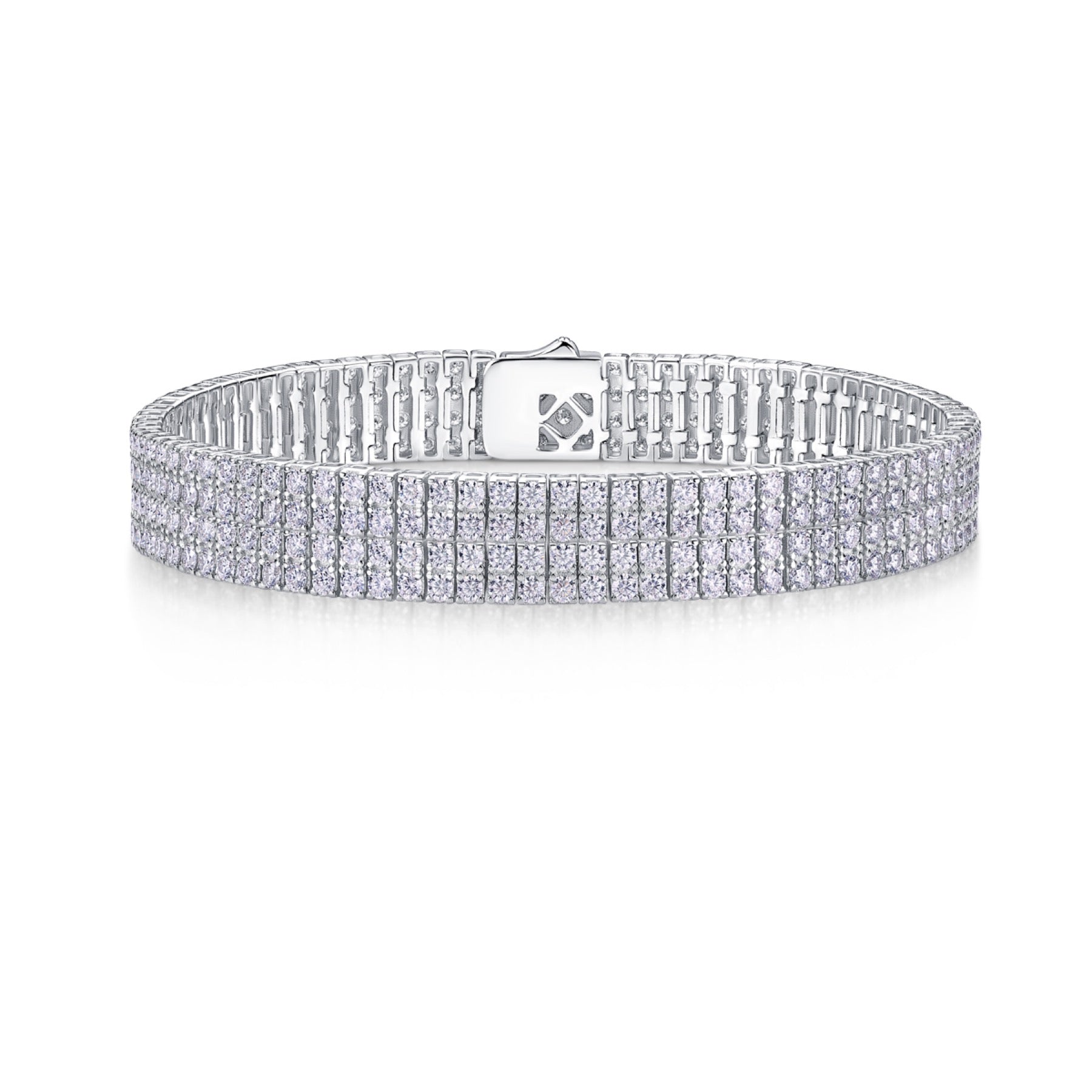 Lucente Moissanite Bracelet in Sterling Silver