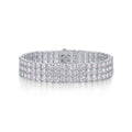 Alone Moissanite Bracelet in Sterling Silver