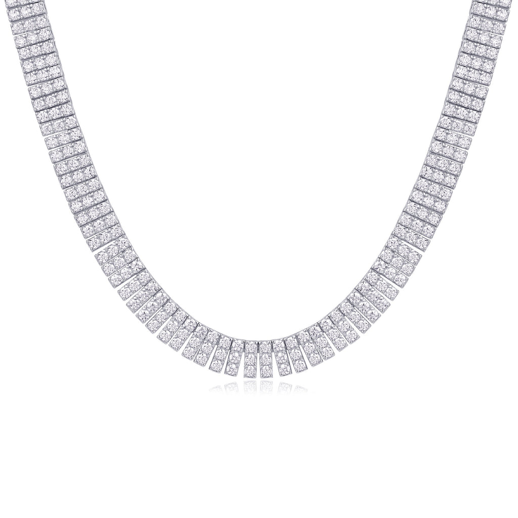 Alone Moissanite Bracelet in Sterling Silver