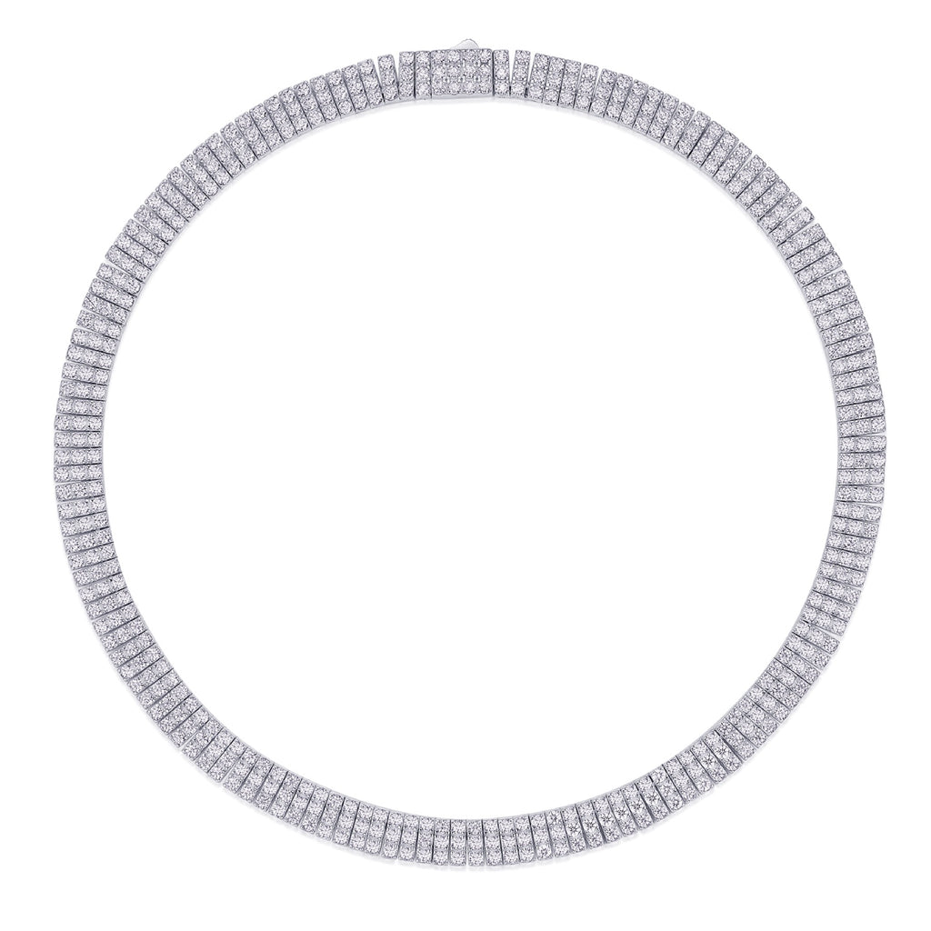 Alone Moissanite Bracelet in Sterling Silver
