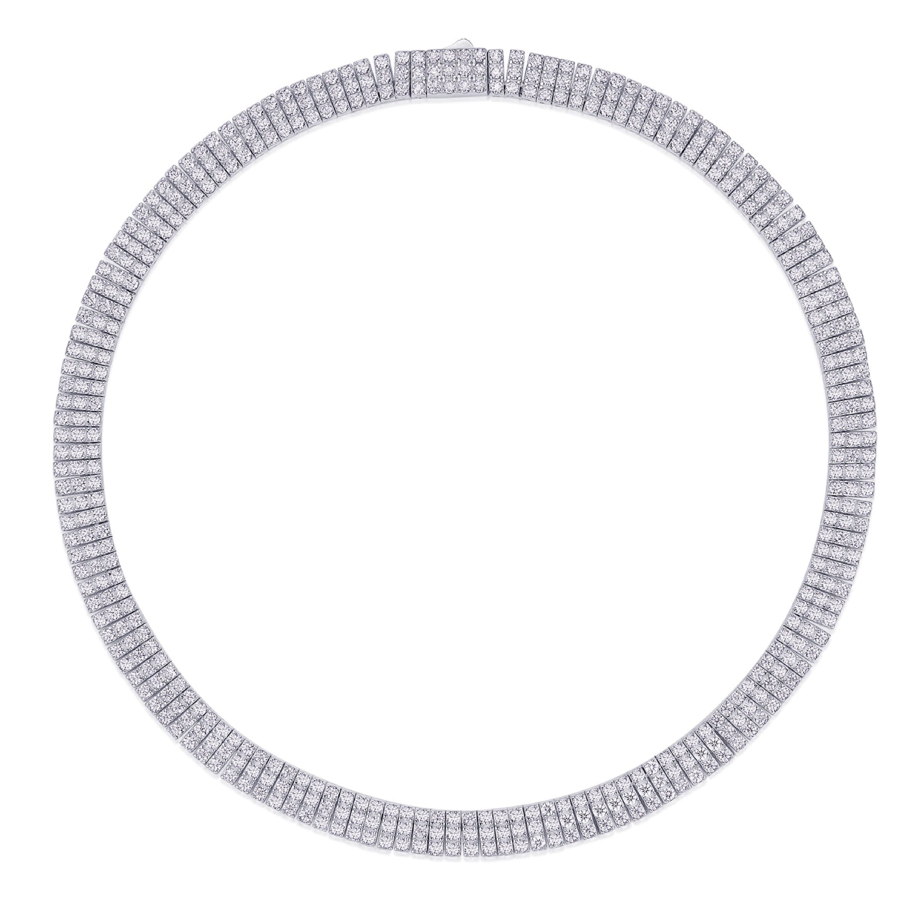 Alone Moissanite Bracelet in Sterling Silver