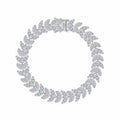 Alloro Moissanite Tennis Bracelet in Sterling Silver