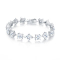 Prismi Moissanite Tennis Bracelet in Sterling Silver