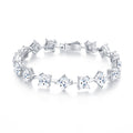 Prismi Moissanite Tennis Bracelet in Sterling Silver