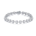 Sferica Moissanite Tennis Bracelet in Sterling Silver
