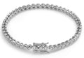Courtside 17 Carat Moissanite Tennis Bracelet in Sterling Silver