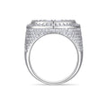 Summit Moissanite Men's Ring in S925 Sterling Silver