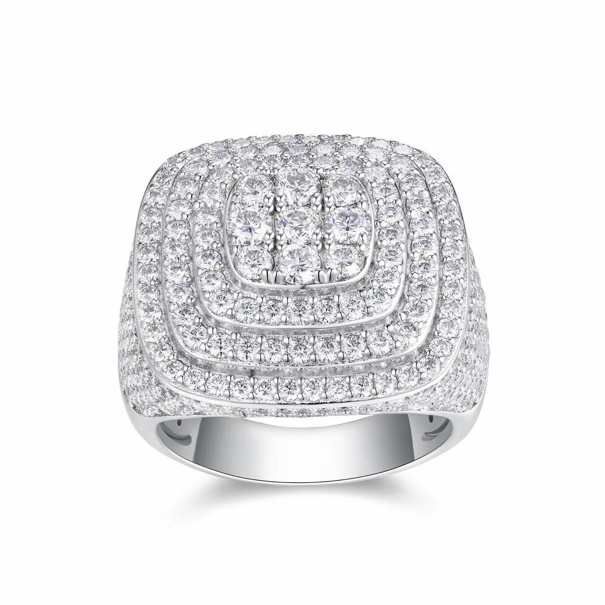 Legacy Moissanite Men's Ring in S925 Sterling Silver