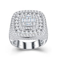 Baron Moissanite Men's Ring in S925 Sterling Silver