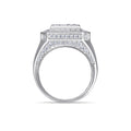 Sovereign Moissanite Men's Ring in S925 Sterling Silver