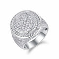 Kingpin Moissanite Men's Ring in S925 Sterling Silver