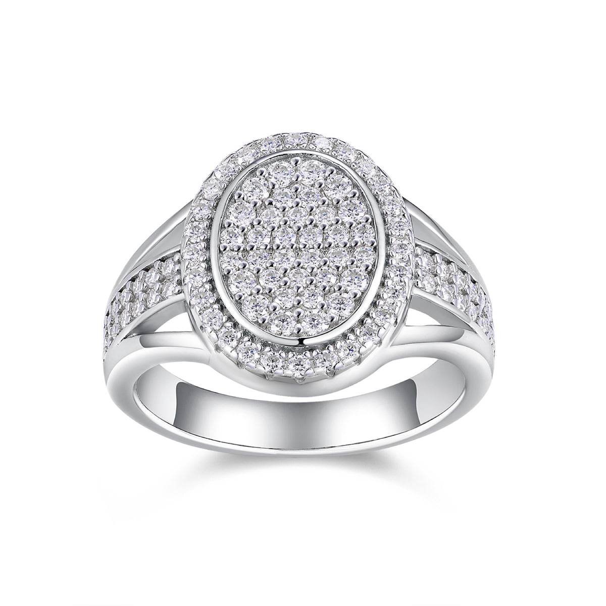 Nova Moissanite Men's Ring in S925 Sterling Silver