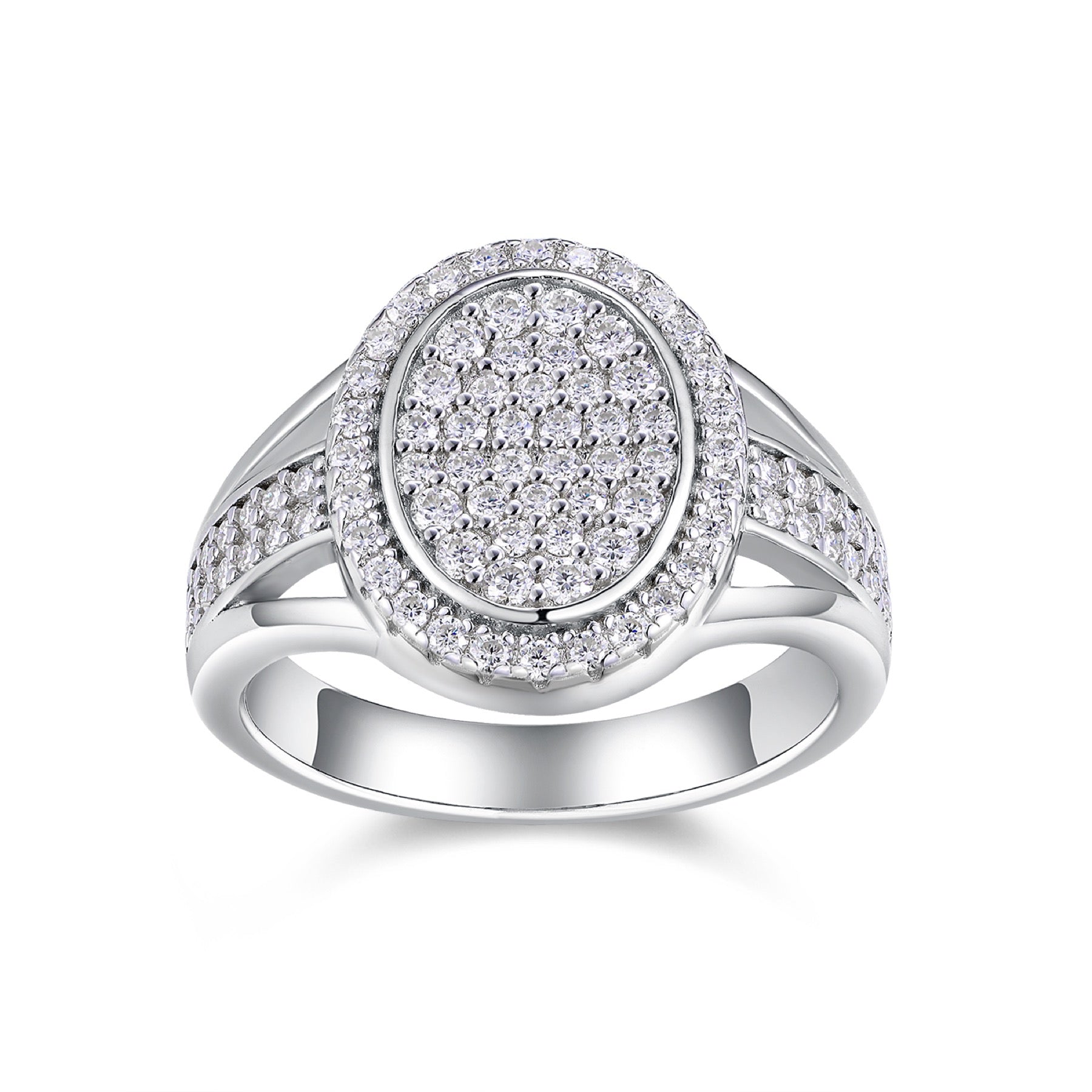 Nova Moissanite Men's Ring in S925 Sterling Silver