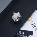 Sirius Moissanite Men's Star Ring in S925 Sterling Silver