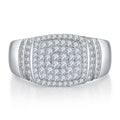 Forge Moissanite Men's Ring in S925 Sterling Silver
