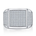 Mason Moissanite Men's Ring in S925 Sterling Silver