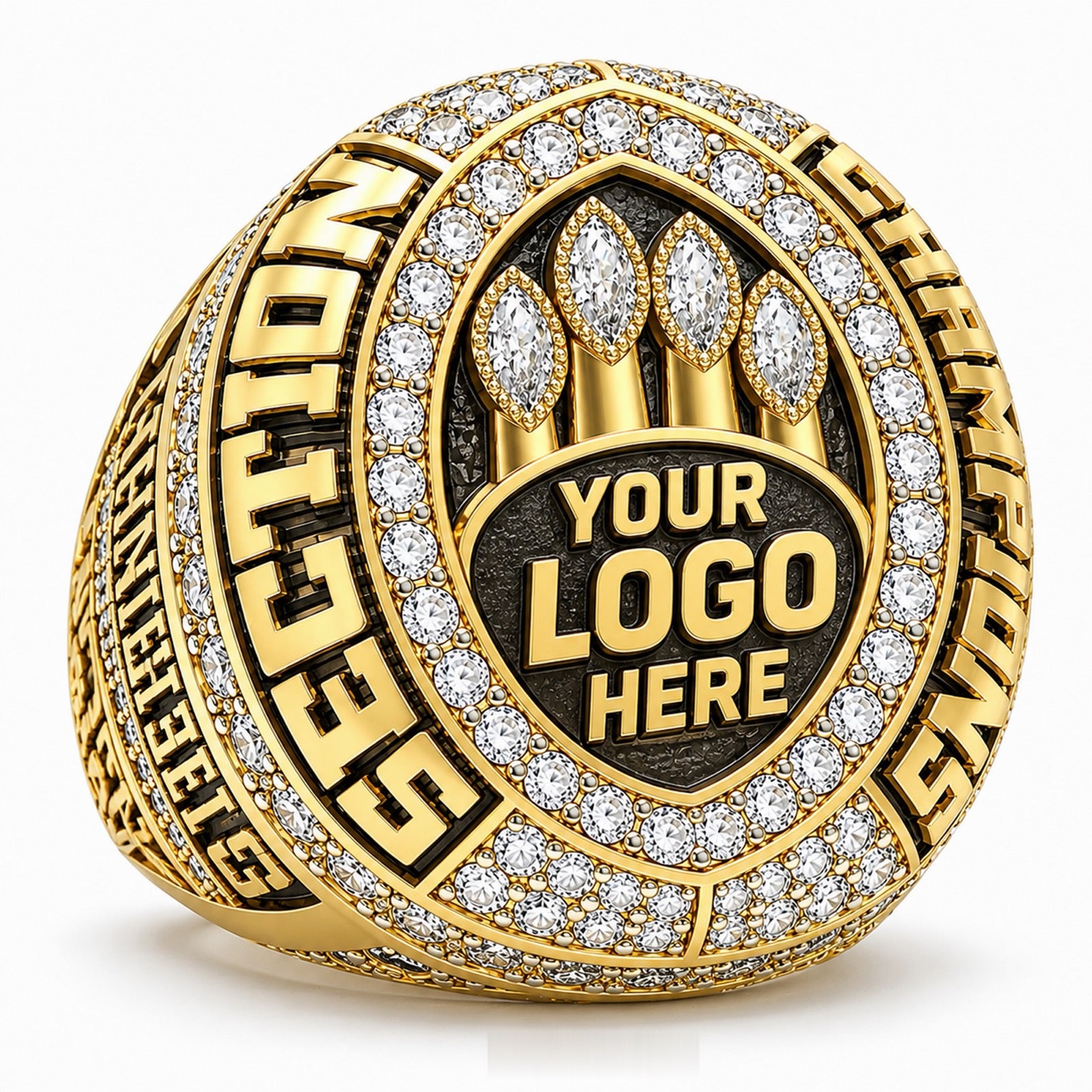 Custom Championship Ring with Marquise Crown Detail