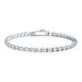 Brezza Moissanite Tennis Bracelet in Sterling Silver